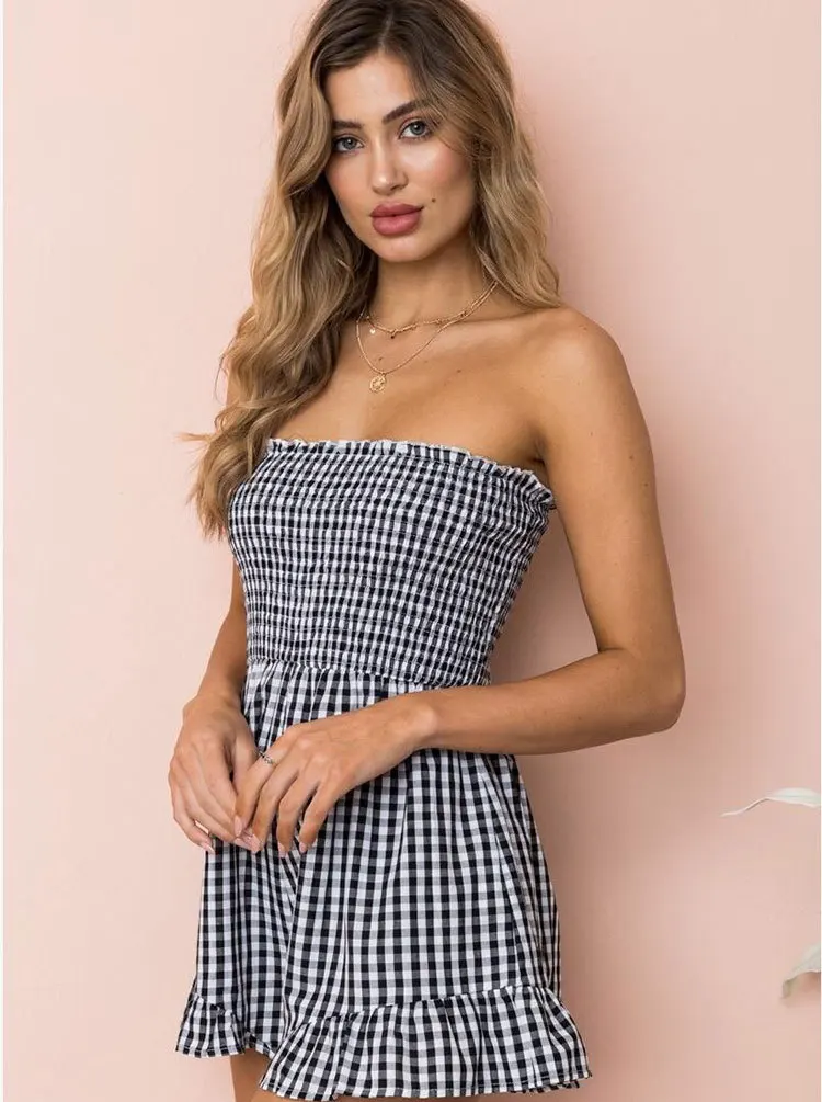 Повседневный костюм с открытыми плечами для женщин 2018 оборками пляжный