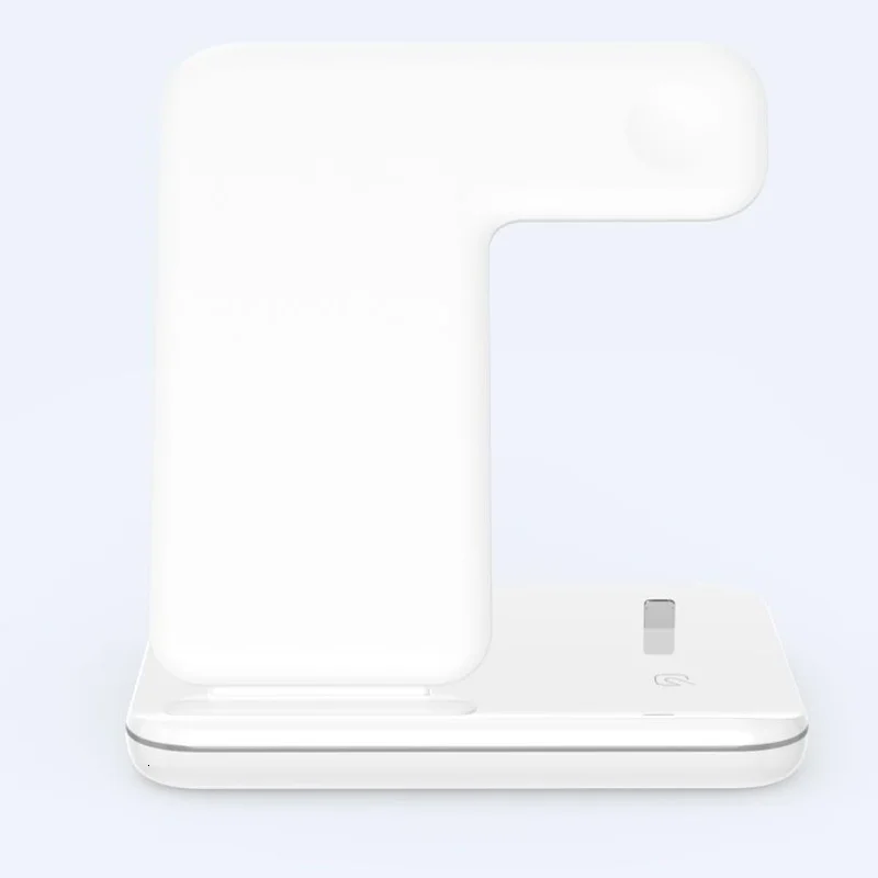 Беспроводная зарядная станция Qi 15 Вт для iPhone 11 Pro XS Max XR X 8 Fast 3 в 1 Подставка для зарядки для Apple Watch 1 2 3 4 5 AirPods