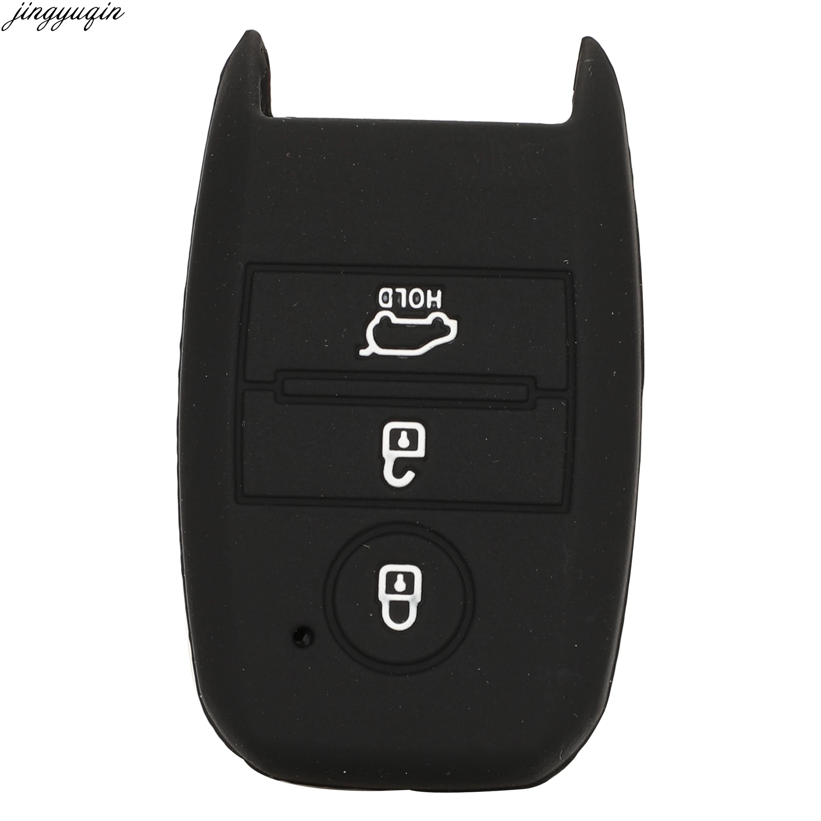 Дистанционный 3 кнопки силиконовый Автомобильный Брелок чехол Чехол для Kia Rio Ceed