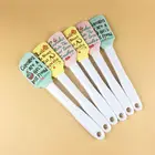 Мультяшный антипригарный силиконовый шпатель для приготовления масла, скребок для печенья, кондитерский скребок, шпатель для выпечки тортов, силиконовый шпатель для кухни