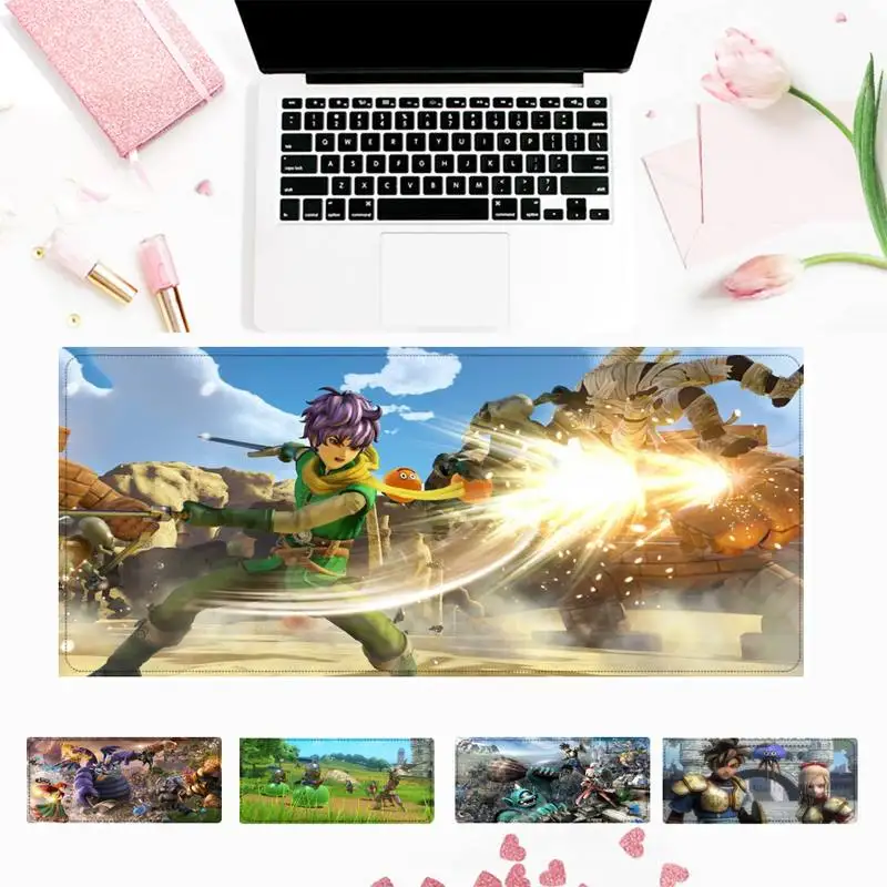 

Girly Dragon Quest Heroes Gaming Mouse Pad Gamer Keyboard Maus Pad Desk Mouse Mat Game Accessories For Overwatch