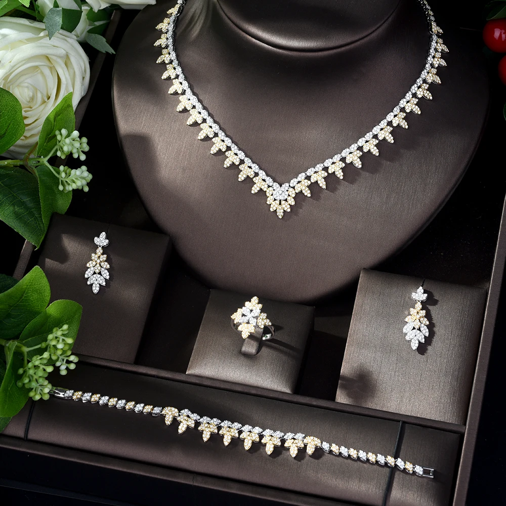 Винтажные серьги HIBRIDE с фианитом в нигерийском стиле Свадебный дизайнерский