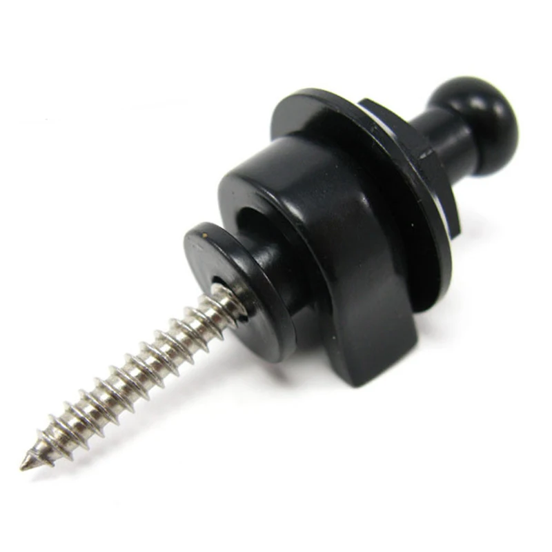 

10pcs Black Schaller Style Guitar Bass Strap Locks Buckle Straplocks