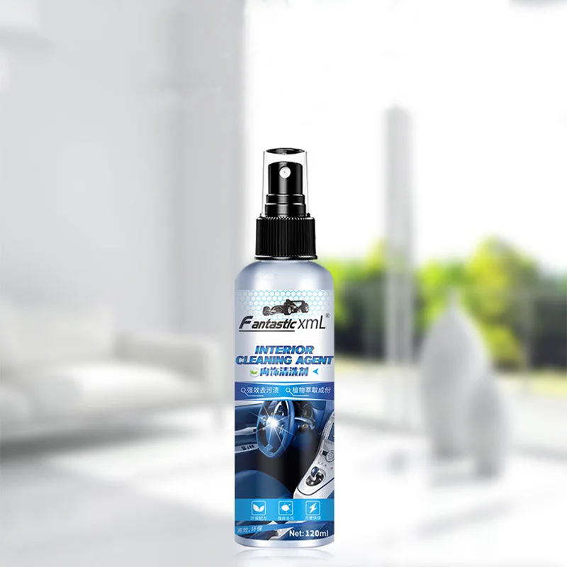 

Car Interior Leather Cleaning Agent Ceiling Cleaner Leather Flannel Woven Fabric Water-Free Agent Decontamination