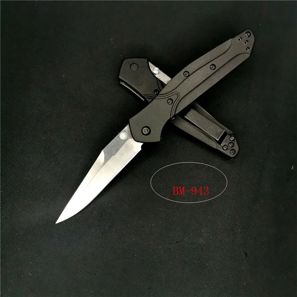 BM943 Горячее предложение! Распродажа! Сделано 940/943 нейлон стекловолокно ручка D2 лезвие медная шайба Складной Охота в походе Карманный Открытый EDC инструмент кухонный нож - Цвет: BM943
