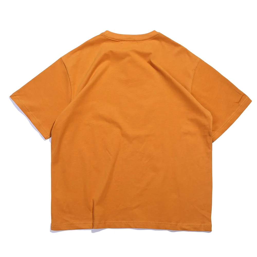 

Cartoon Print Short Sleeve T-shirt Mens Casual Half-Sleeve Loose Crew Neck Cotton Tee Men