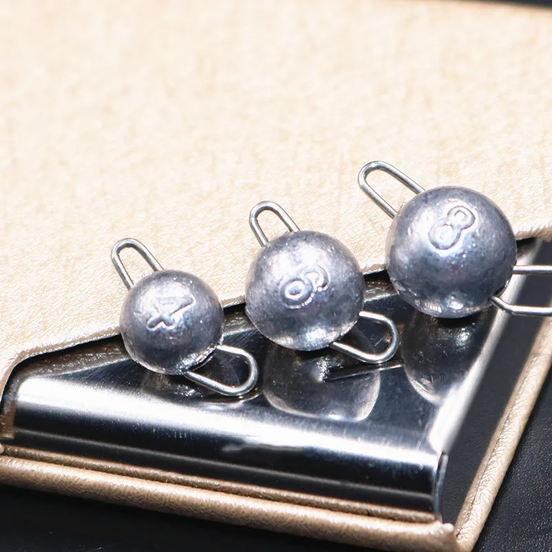 Рыболовное грузило с круглой головкой привести глубокий-пульки Вес мягкие