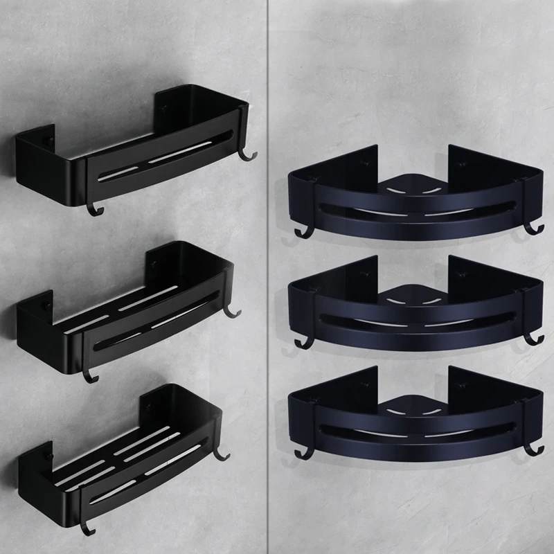 Полки для ванной комнаты алюминиевая полка 1/2/3 уровневая комбинированная