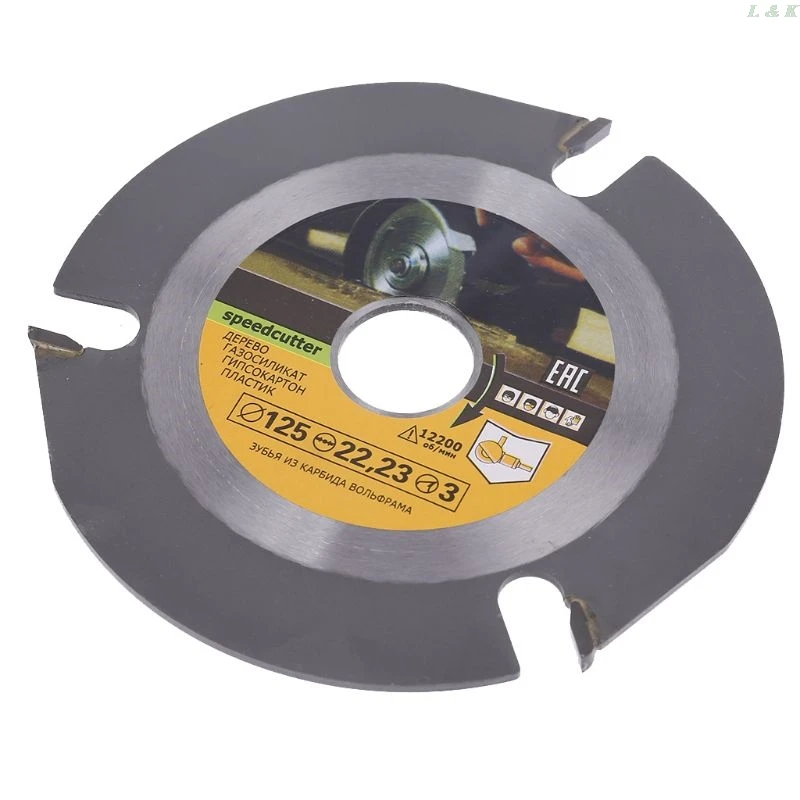 Деревообрабатывающее лезвие для угловой шлифовальной машины диск резьбы по