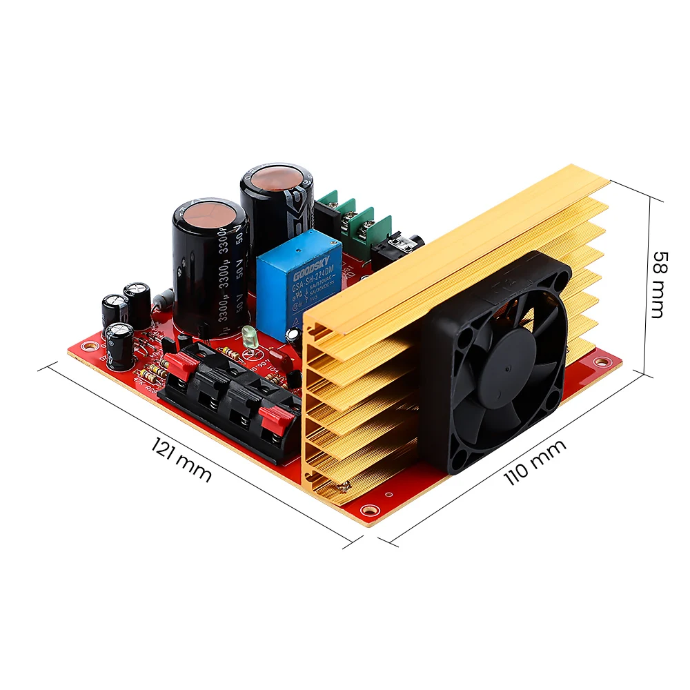 AIYIMA DX-188A стерео Мощность ламповый усилитель аудио доска Динамик звука