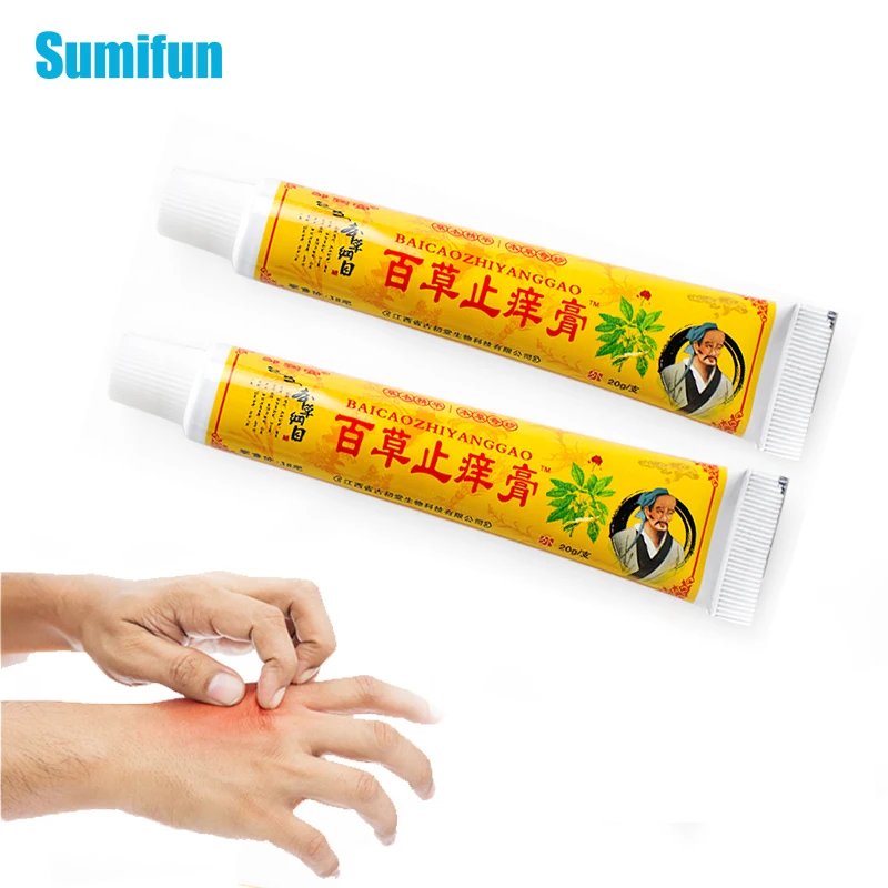 

1pc Sumifun Eczema Cream Antibacterial Ointment Psoriasis Natural Chinese Medicine Herbal Cream Pruritus Skin Problems Treatment