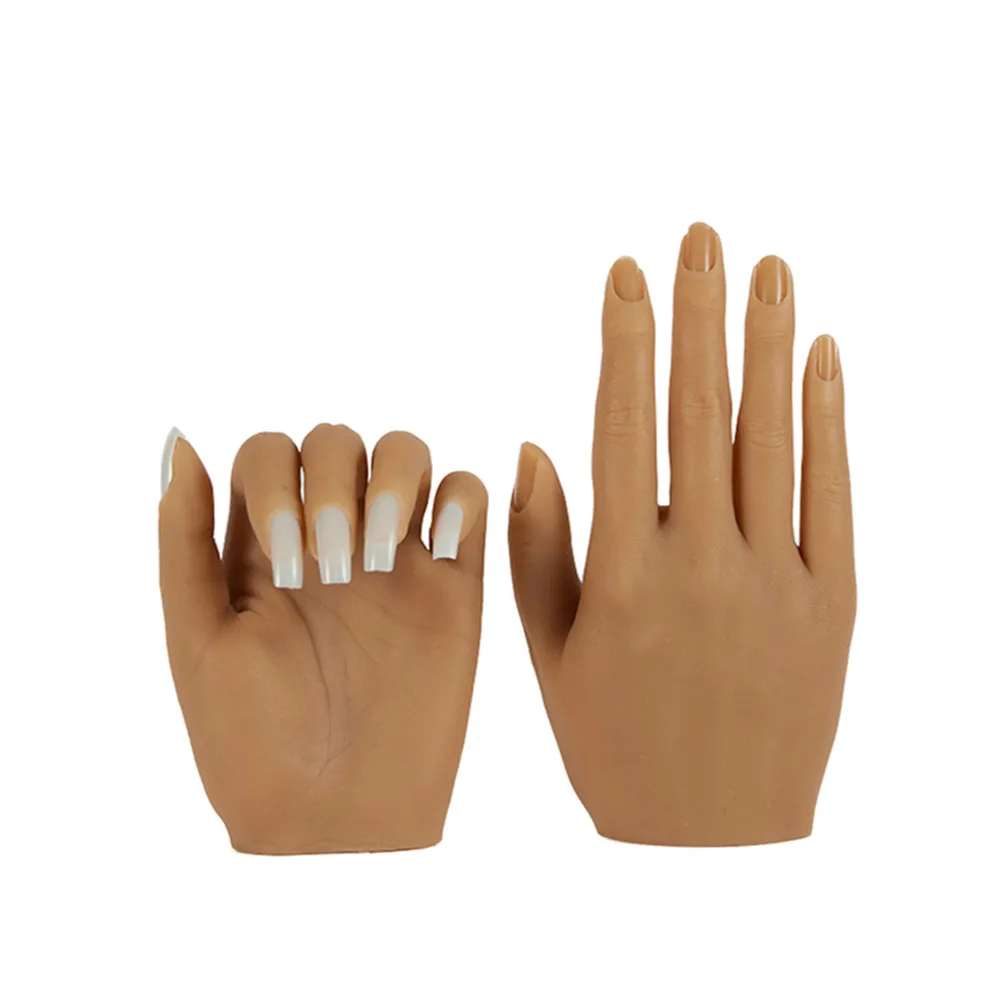 KnowU практика ручной Маникюр гибкий силиконовый реалистичный составной пальцев
