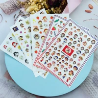 fujiya little sister pattern nail sticker self adhesive transfer decal 3d slider diy tips nail art decoration manicure package
