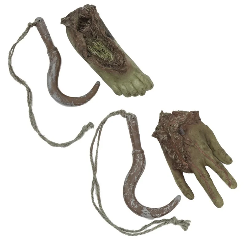 Хэллоуин Декор &quotУжасы&quot моделирование сломанный палец рука кровавый реквизит