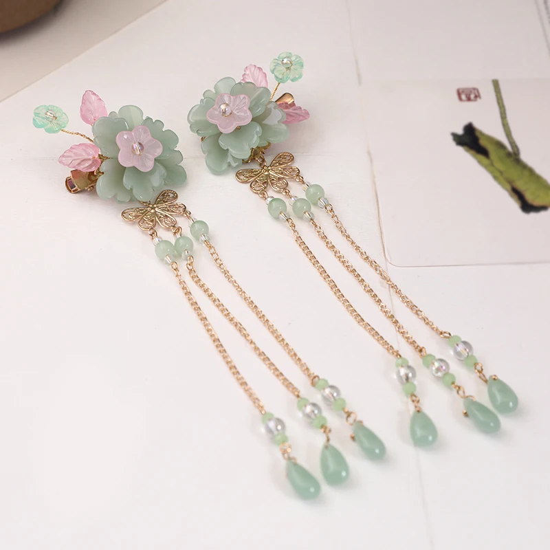 1 пара креативных старых кисточек для шагового коктейля аксессуары волос Hanfu