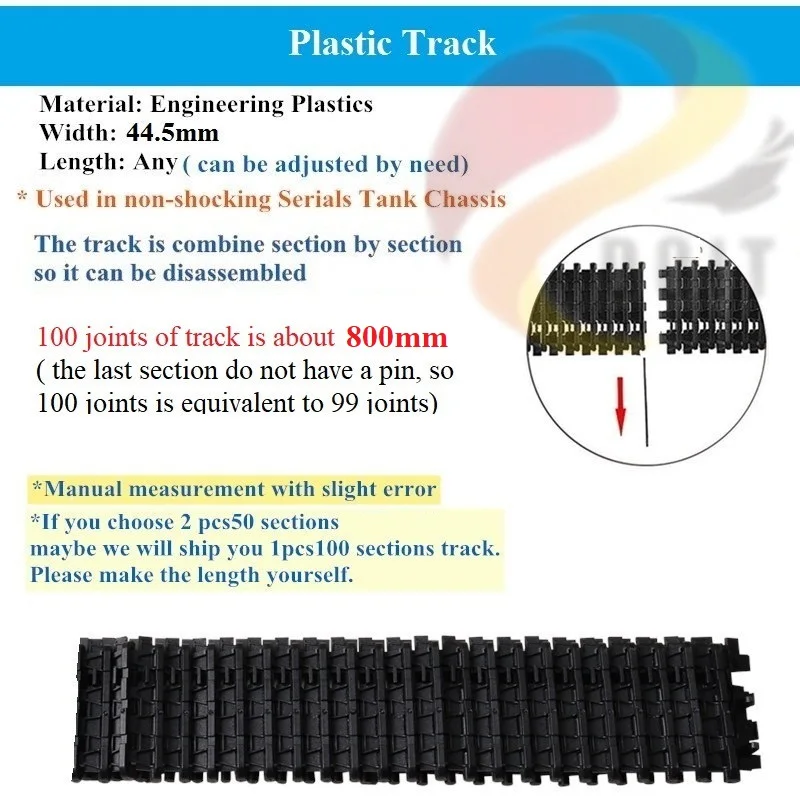 Детали для игрушек 4 шт. пластиковые Гусеницы и металлические колеса | Игрушки