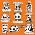 Эмалированные булавки в виде милой панды, забавные детские подарочные животные, металлические брошка мультфильм, значки на воротник рюкзака, нагрудные значки для мужчин, женщин, модные украшения