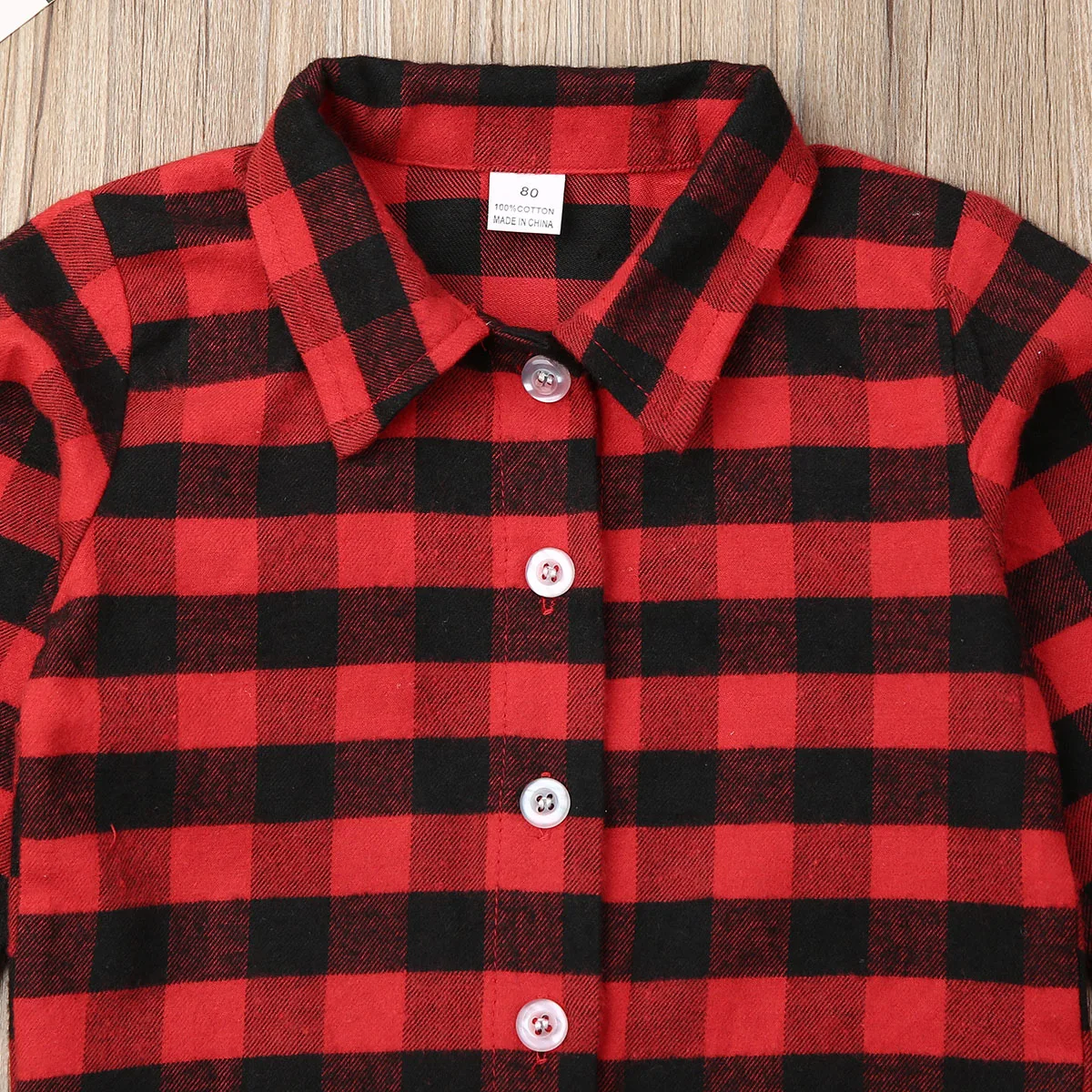 Модная одежда для маленьких девочек 2 шт. наряды пледы топы рубашка кожаная юбка