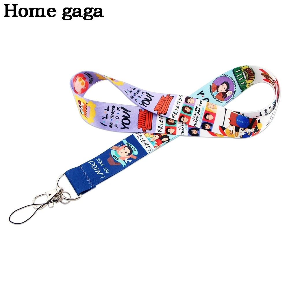 

D3237 Homegaga Friends tv show funny neck lanyards for keys ID card holder keychain cell phones cameras straps
