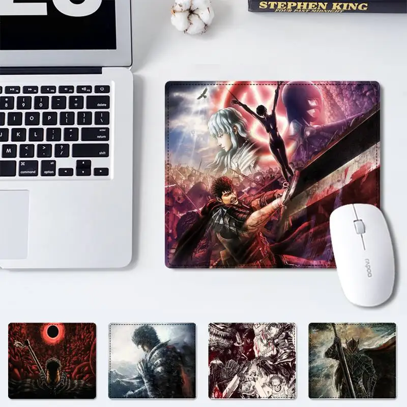 

Высококачественный резиновый коврик для мыши Berserk не большого размера, игровой коврик для настольного компьютера, коврик для мыши для ноутб...
