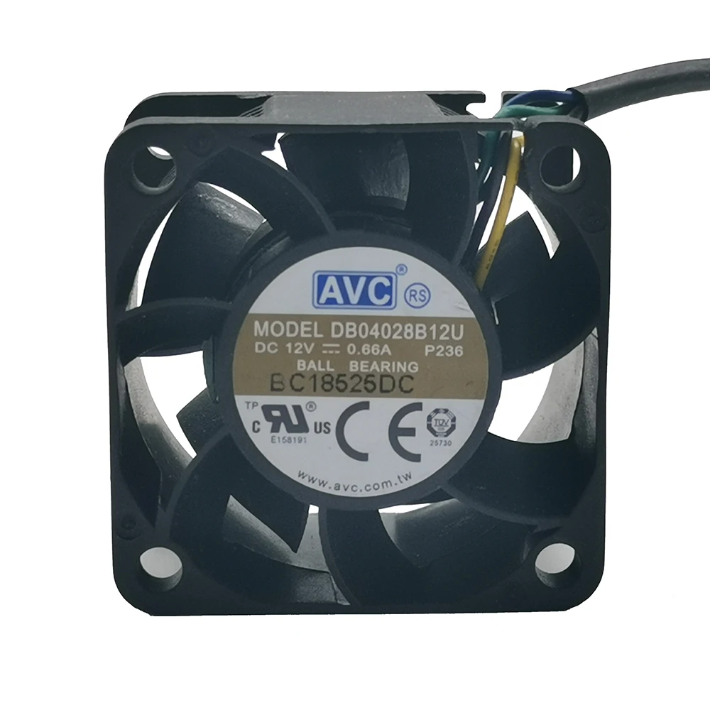 

Original brand new AVC DB04028B12U 4028 12V 0.66a 4cm 4-wire PWM server fan