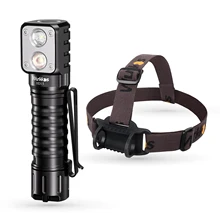 Wurkkos HD15 LH351D LED Flashlight Type C Powerbank Rechargeable  2000lm Torch 18650 Headlamp with M