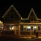 Рождественская светодиодная гирлянда 8x10 м, сетсветильник светильник, сказочное украшение для вечерние НКИ, сада, свадьбы, лампа-занавеска для дома, комнаты, праздника, водонепроницаемая