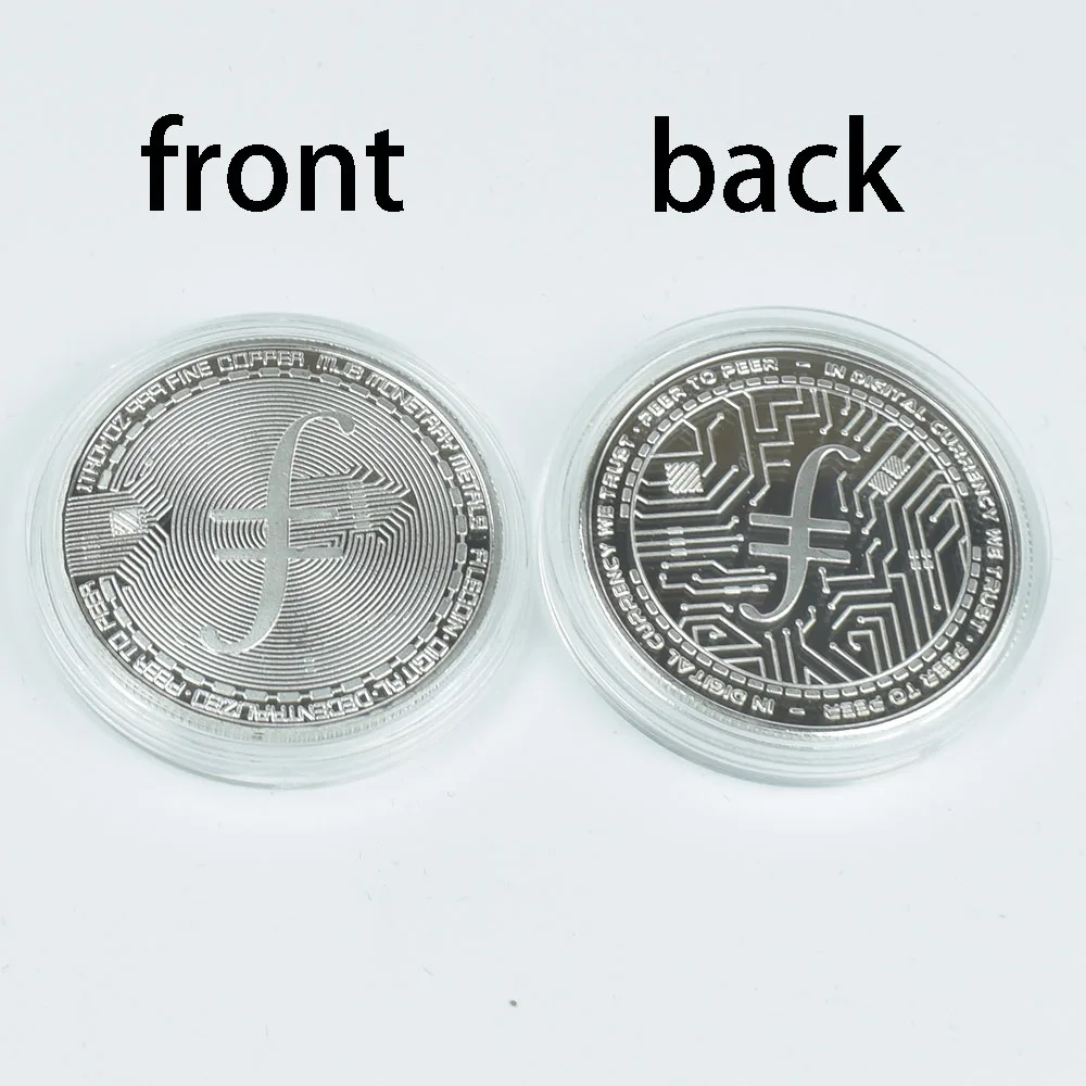 

Hot Gold Plated FIL Coin Crypto Physical metal coin