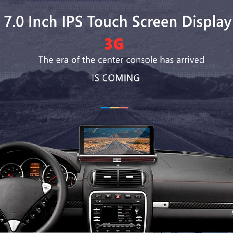 Odare 7 &quotips Android 5 0 Автомобильный видеорегистратор Камера gps навигация 3g Wifi видео