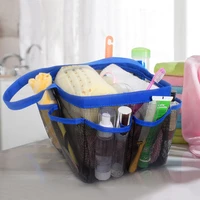base mesh shower bag quick dry shower tote bag beach bathroom shower organizer for containing toiletries