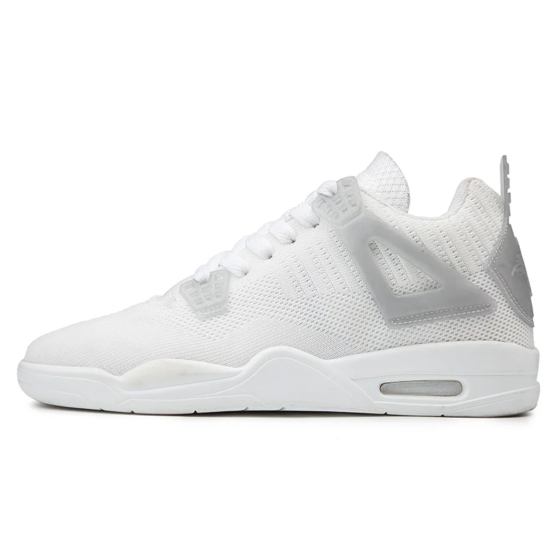 Черные мужские баскетбольные кроссовки уличные спортивная обувь