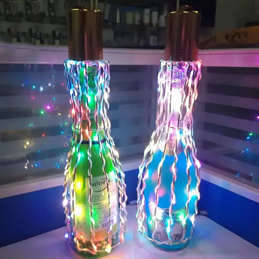 Cobertura de Champanhe Capa para Discotecas Barra Piscando Vinho Adereços Recarregável Champagne Abajur Festa Ktv Led Luz