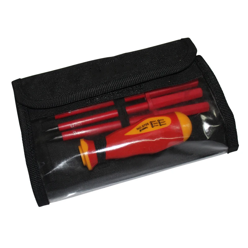 

6PCS Insulated Screwdriver Set High Voltage Insulated Electrician Hand Tool Opening Repair Precision Tool Set K888