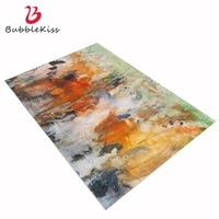 bubble kiss nordic abstract carpets for living room modern orange rugs bedroom floor mat home decoration salon soft lounge rug