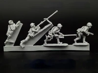 172 scale die casting resin diy model assembly kit world war ii soviet anti tank infantry model toy unpainted free shipping