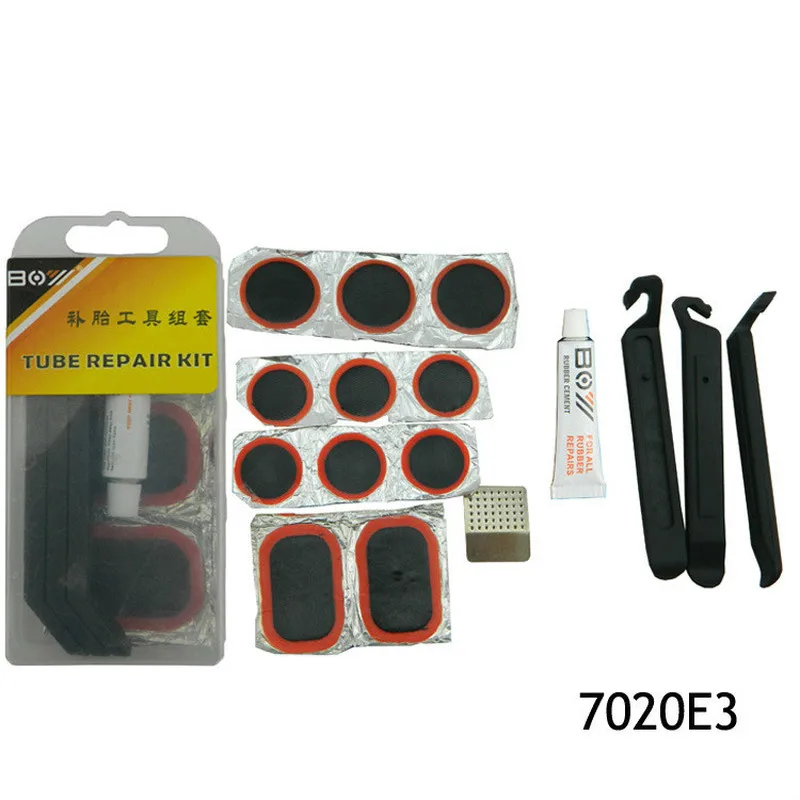 

Mountain Bike Bicycle Repair Tools Cycling Flat Tire Repair Rubber Patch Glue Lever Set Tire Fix Kit Mender ciclismo Accessories