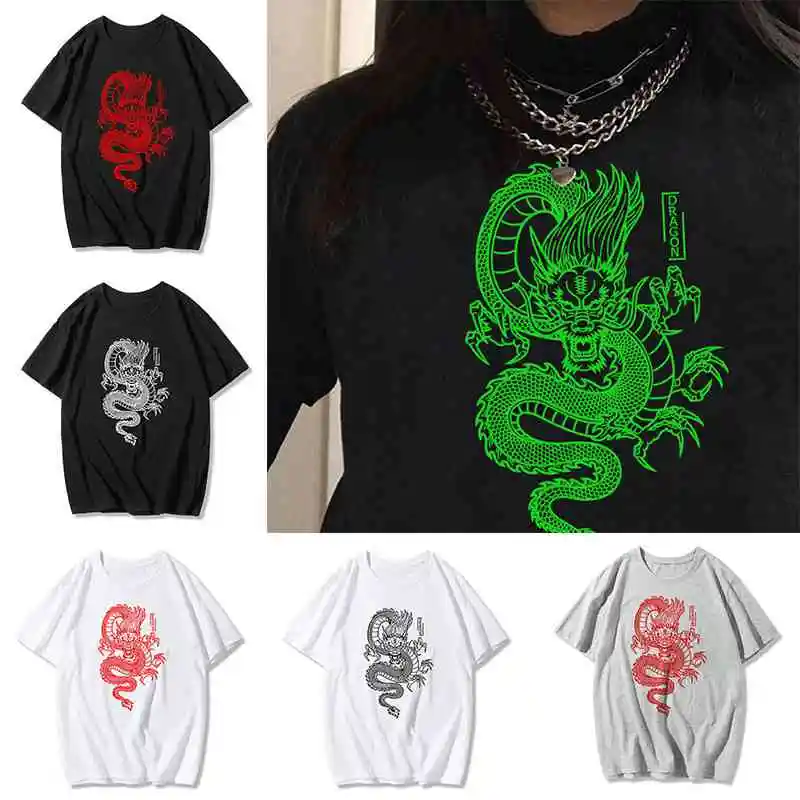 

Fashion Print Summer Short Shirt Girls Oversized Graphic Women White T Shirt