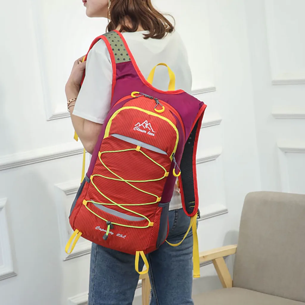 Новый водонепроницаемый нейлоновый рюкзак для женщин Мужская школьная сумка