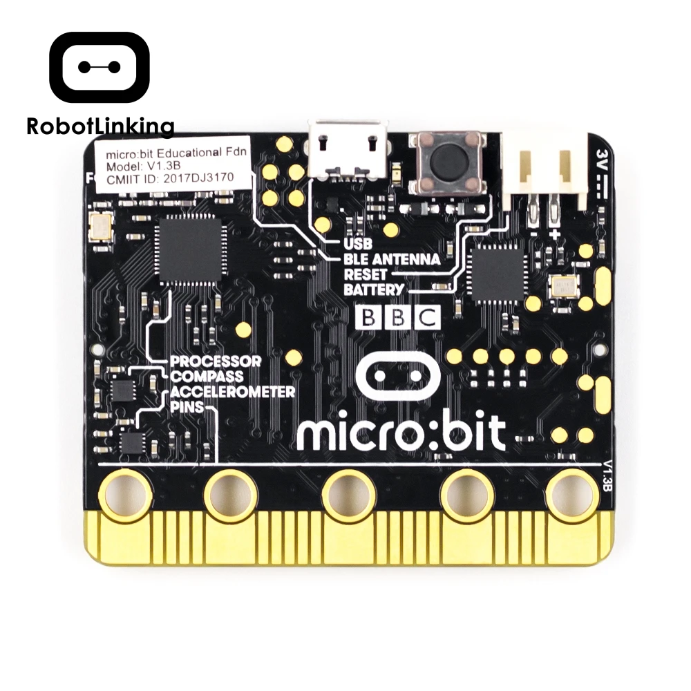 Плата разработки micro:bit NRF51822 микроконтроллер с датчиком движения светодиодный