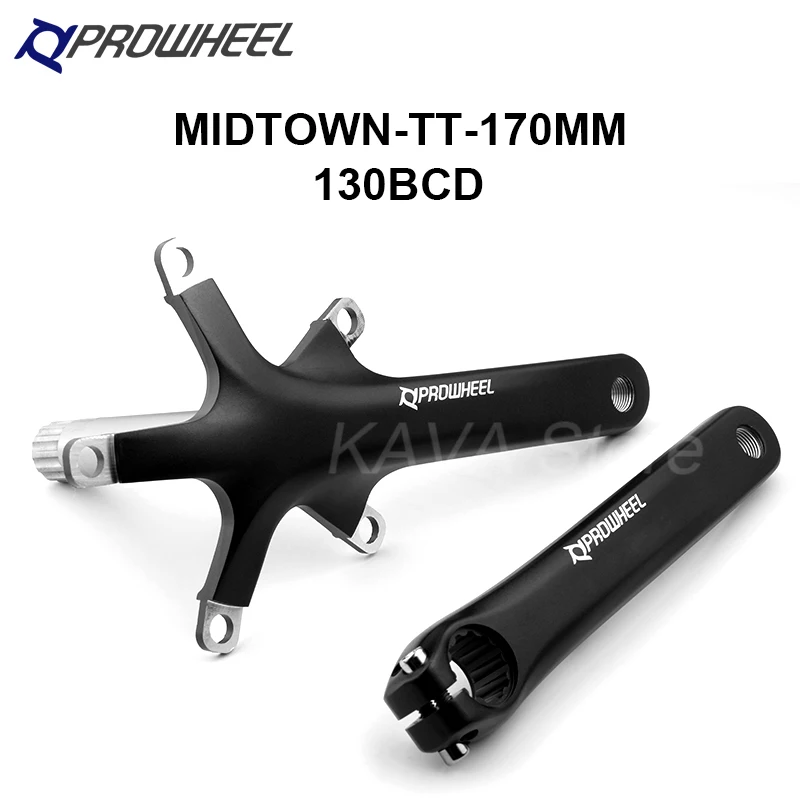 Велосипедный комплект Prowheel MIDTOWN MTB 130 BCD складной велосипедный унции-721 170/172 5 мм