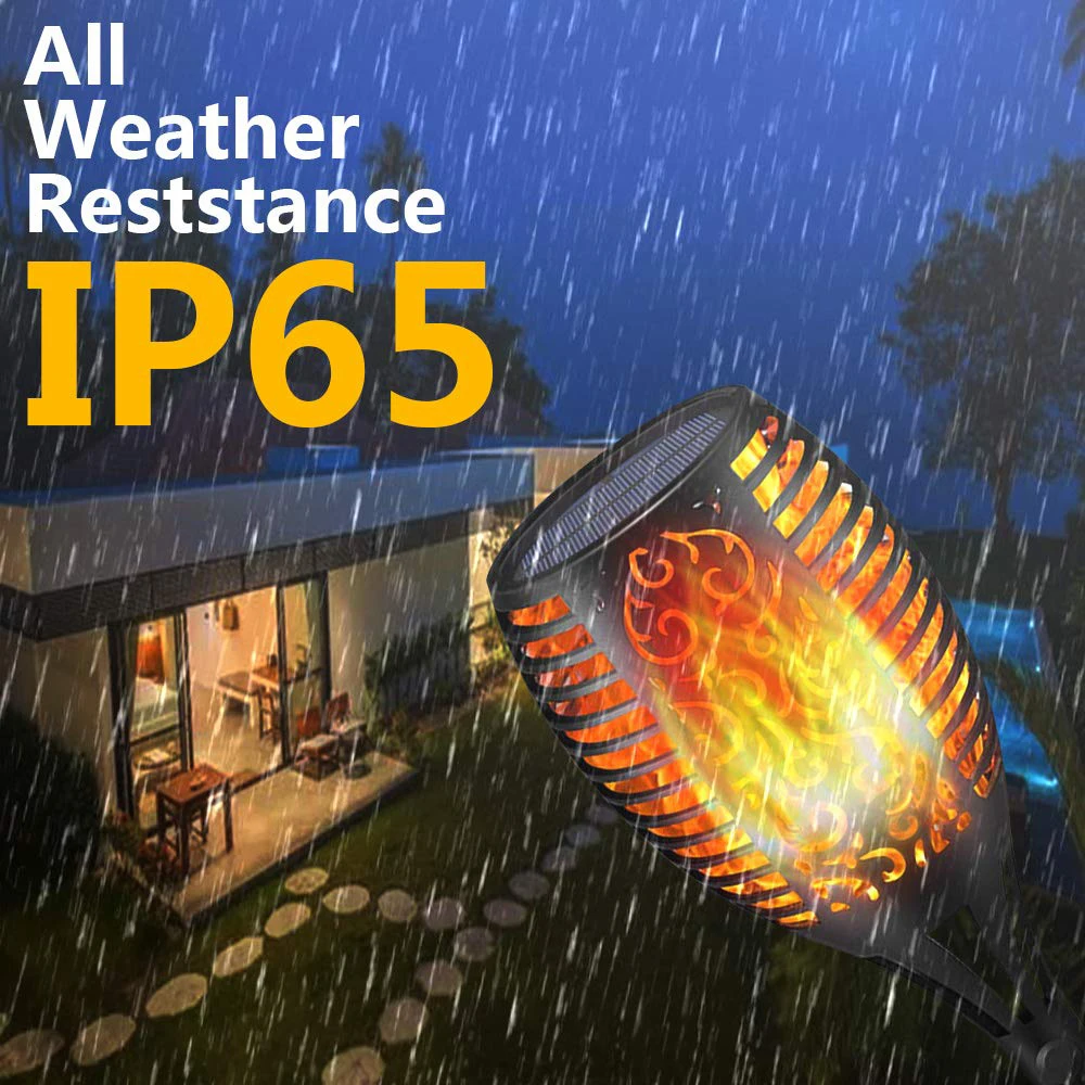 Светильник ingview с полым пламенем дизайнерский садовый светильник на солнечной