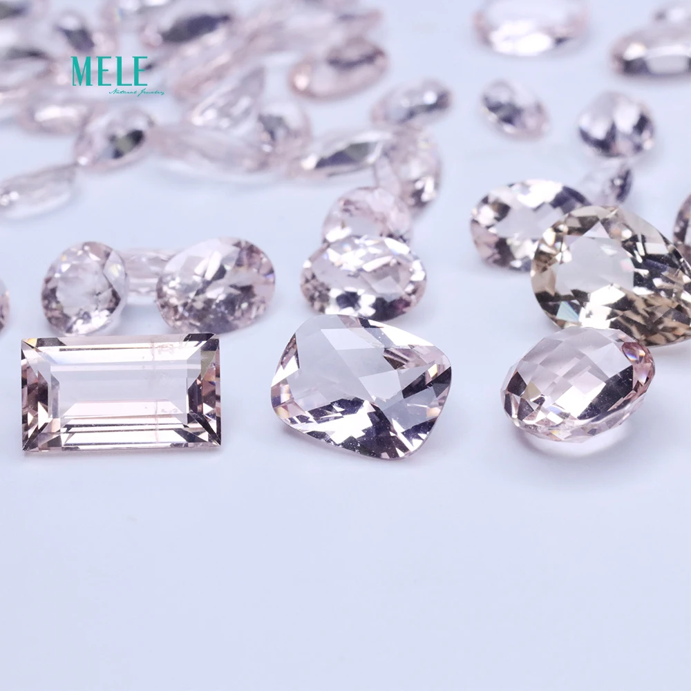 Натуральный морганит розовый Берил телесный драгоценный камень Кулон Кольцо