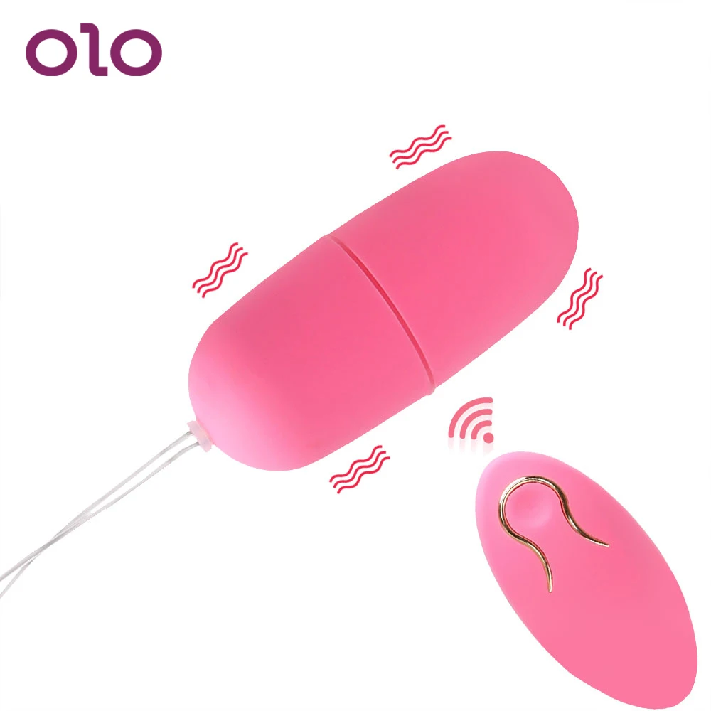 OLO Мощный вибратор пуля с дистанционным управлением вибрирующее яйцо Массажер