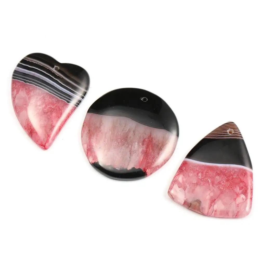 

Fine 100% Natural Stone Pendant Round shape Necklace Pendants Stone for Girls Women Party Wedding Jewelry Making