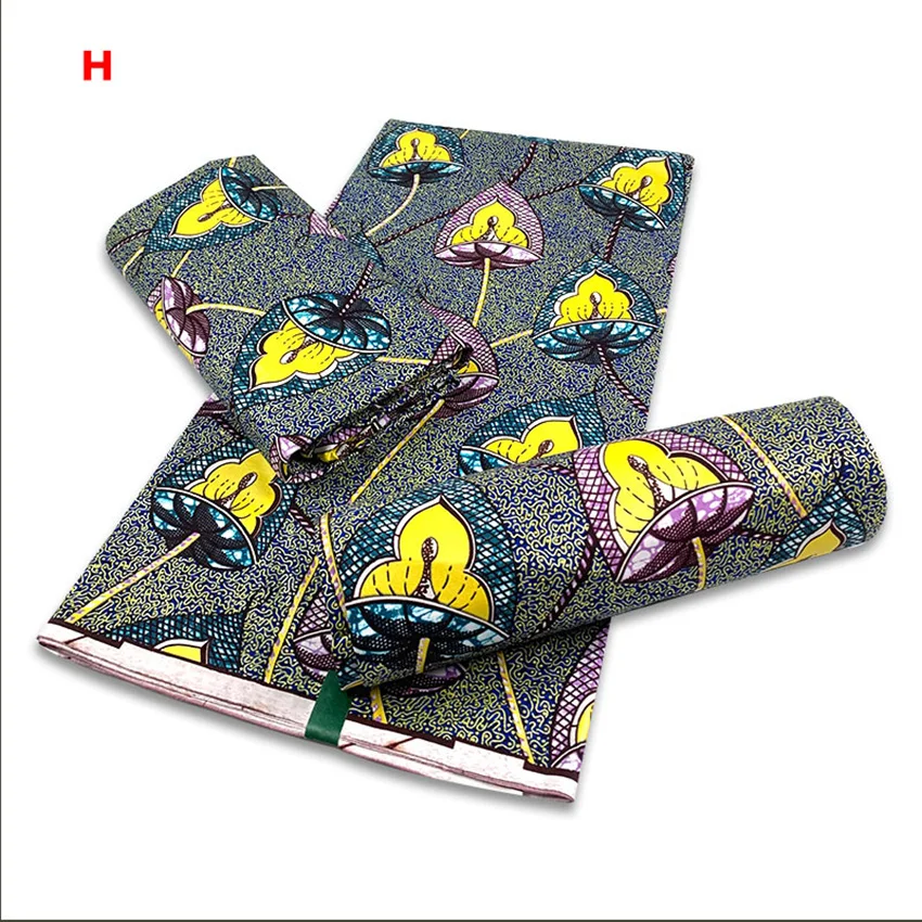 

new 6 yards 100% cotton african wax print fabric high quality Sewing Clothes H210525