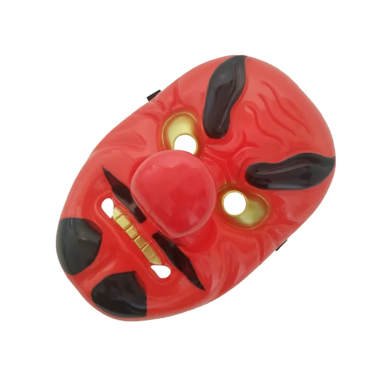 Маска ужасная Tengu пластиковая с длинным носом маска японского воина для