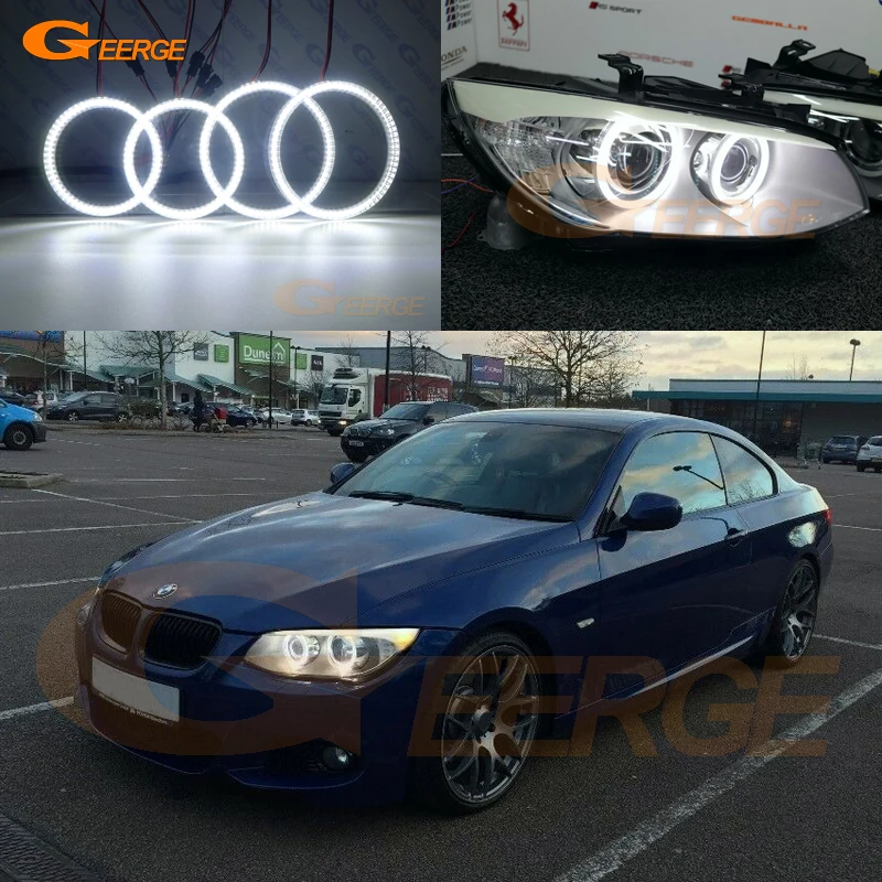 Для BMW 3 серии E92 E93 LCI 328i 335i 335is Coupe cabriolet ультра яркий SMD СВЕТОДИОДНЫЙ ангельские