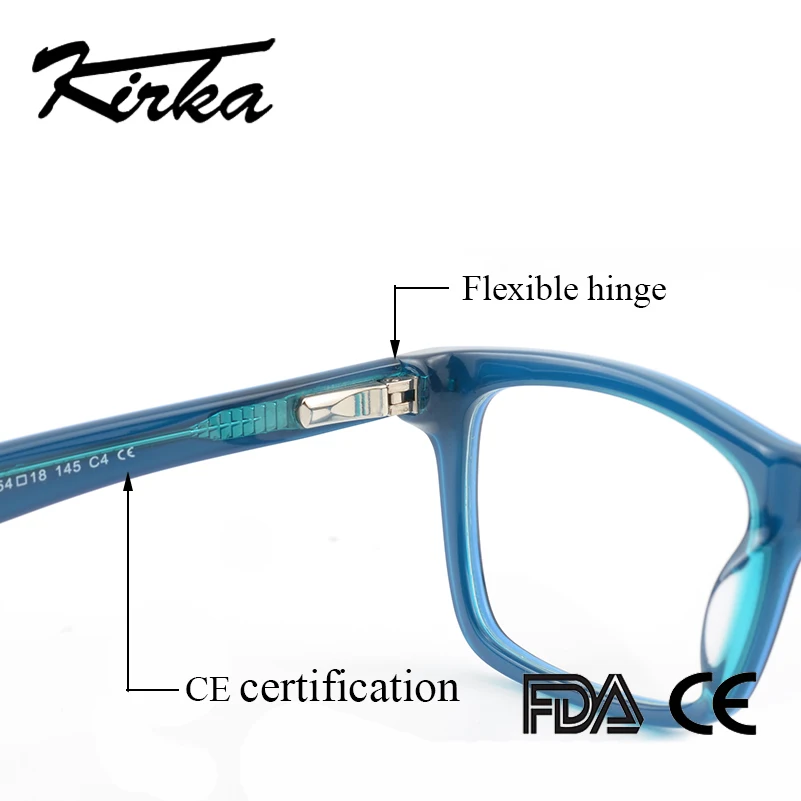 Мужские оправы для очков Kirka дизайнерские очки в стиле ретро близорукости