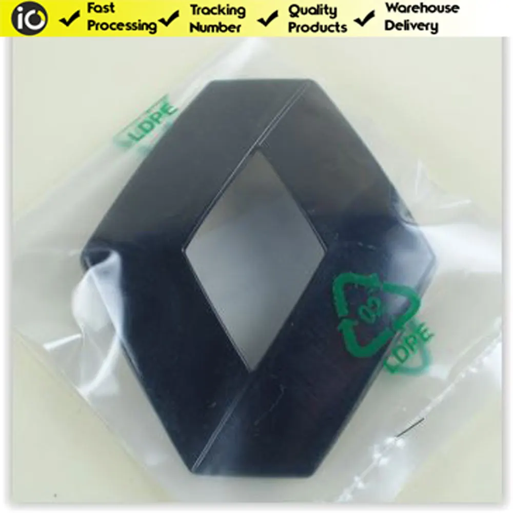 Значок багажника Задняя эмблема черного цвета для Renault Fluence Clio 4 Captur Oem 908899183R