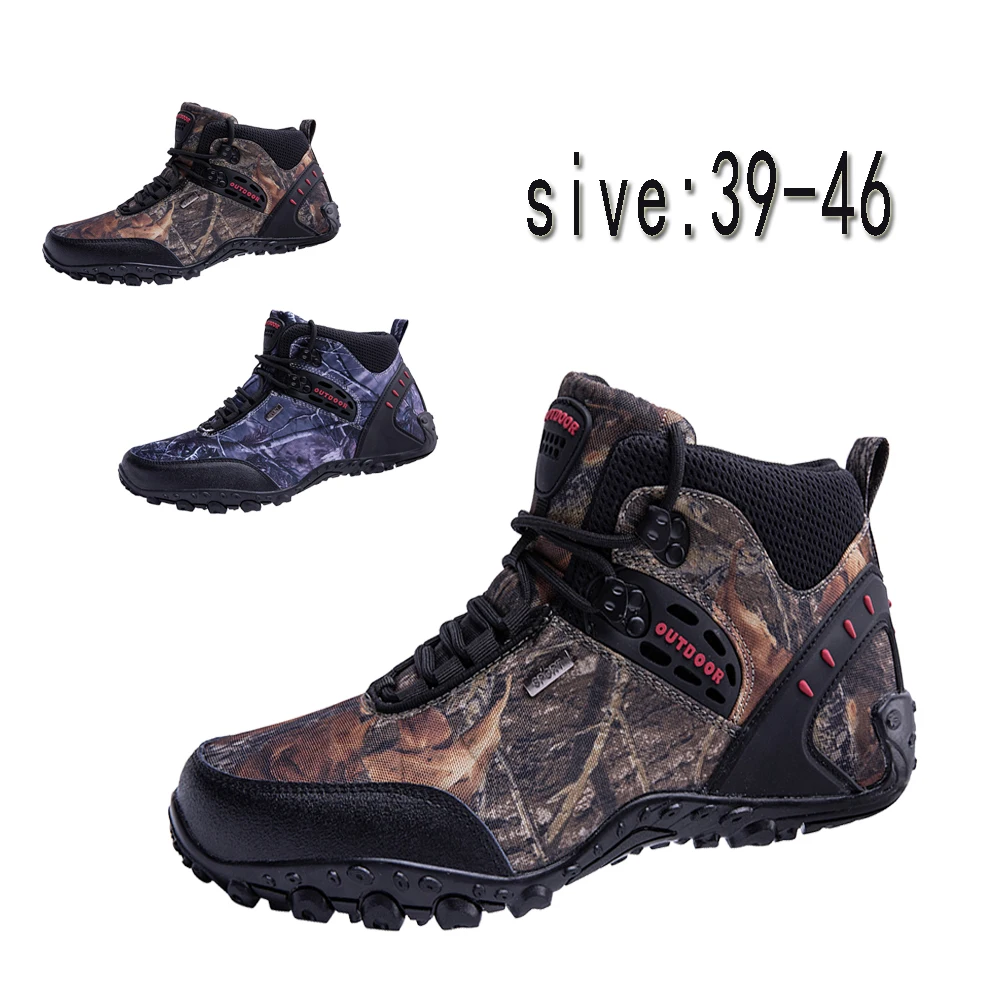 

High-end men's fashion sports trekking shoes, high-quality mountain boots, professional hiking shoes for all seasons